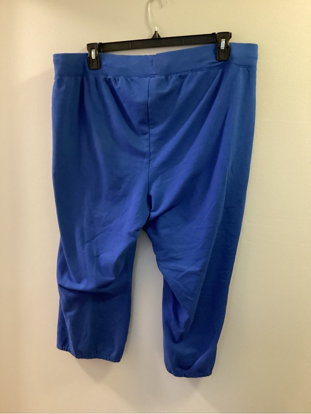 Lane Bryant 18/20 Royal Blue Capri Lounge Pants Drawstring Plus Size - Picture 2 of 12